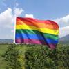 Vibrant Rainbow Lgbt Flag 5ft X 3ft Ideal For Festivals And Parades With Metal Eyelets