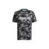 Оригинальная футболка свободного кроя с буквенным принтом и круглым вырезом, с короткими рукавами, мужские топы, камуфляж HC9714