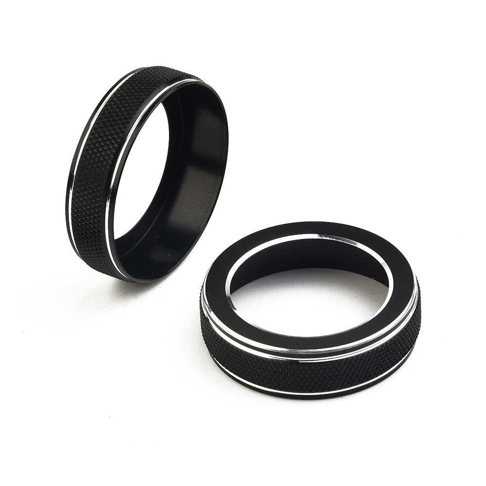 Кольца переключателя громкости CD-плеера, крышки, отделка, алюминиевые декоративные кольца для Jeep Grand Cherokee 2014 2015 2016 2017 2018 2019