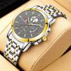 Men's Quartz Watch Classic Men's Business Watch Fashion Military Watch Analog Calendar Watch Casual Watch