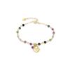 Bracelet - LUXENTER - Dagni - Argent 925 - Or Jaune 18K - Cristal Multicolore