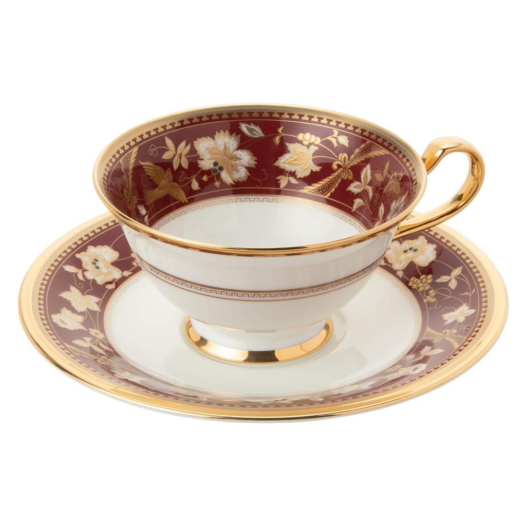 Noritake Cup Saucer pair coffee and 220cc Sublime 2 customers Navy Tea Bone China & (color-changing set) (for tea) Blue/Shrimp Y6988/4403-12