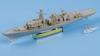 Tetra Model SE Series 23 Тип Фрегат HMS Monmouth F235 Пластиковые детали модели SE7041 1/700 (TR)