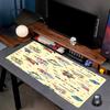 Crayon Shin Print Mouse Pad, Anti‑Slip Desktop keyboard Mat, for PC Laptop Gaming Working Daily Use, Cool Festival Surprise Gift