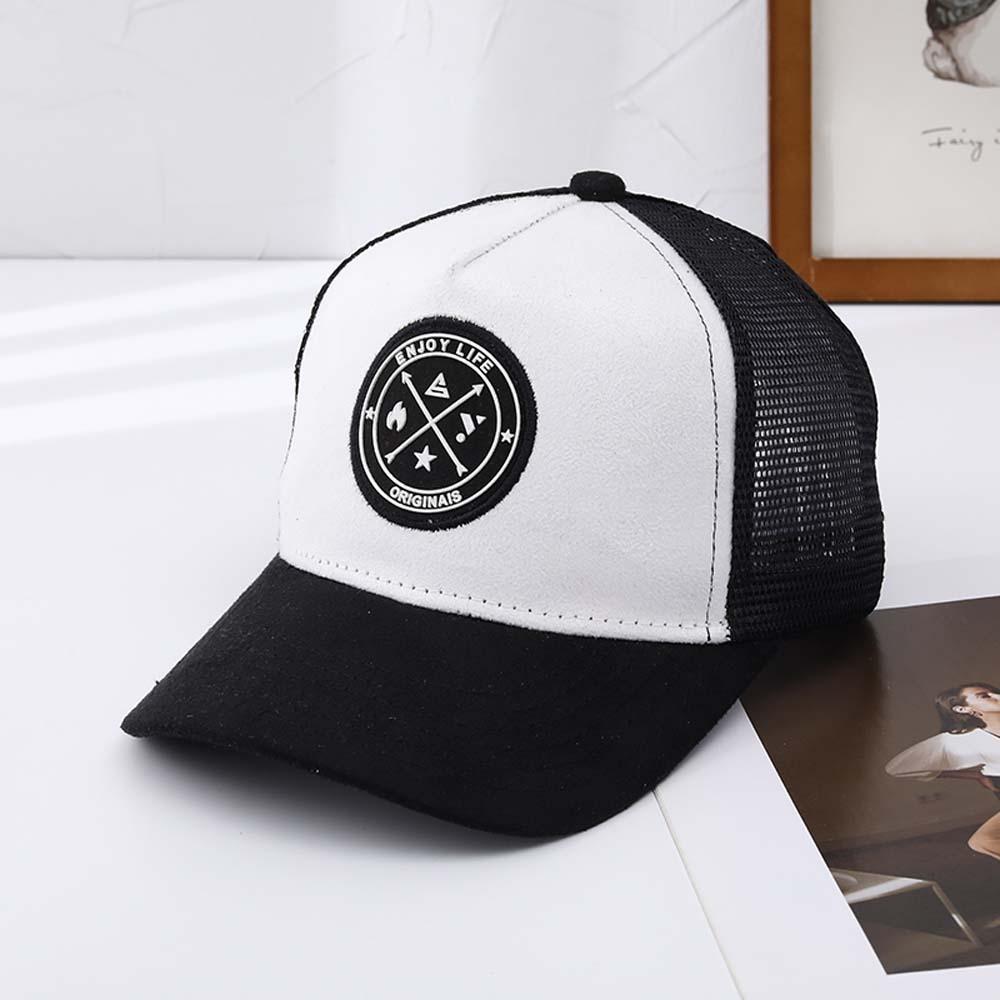 Adjustable Men Baseball Hat Breathable Women Sunshade Hat Lightweight Mesh Peaked Cap Versatile