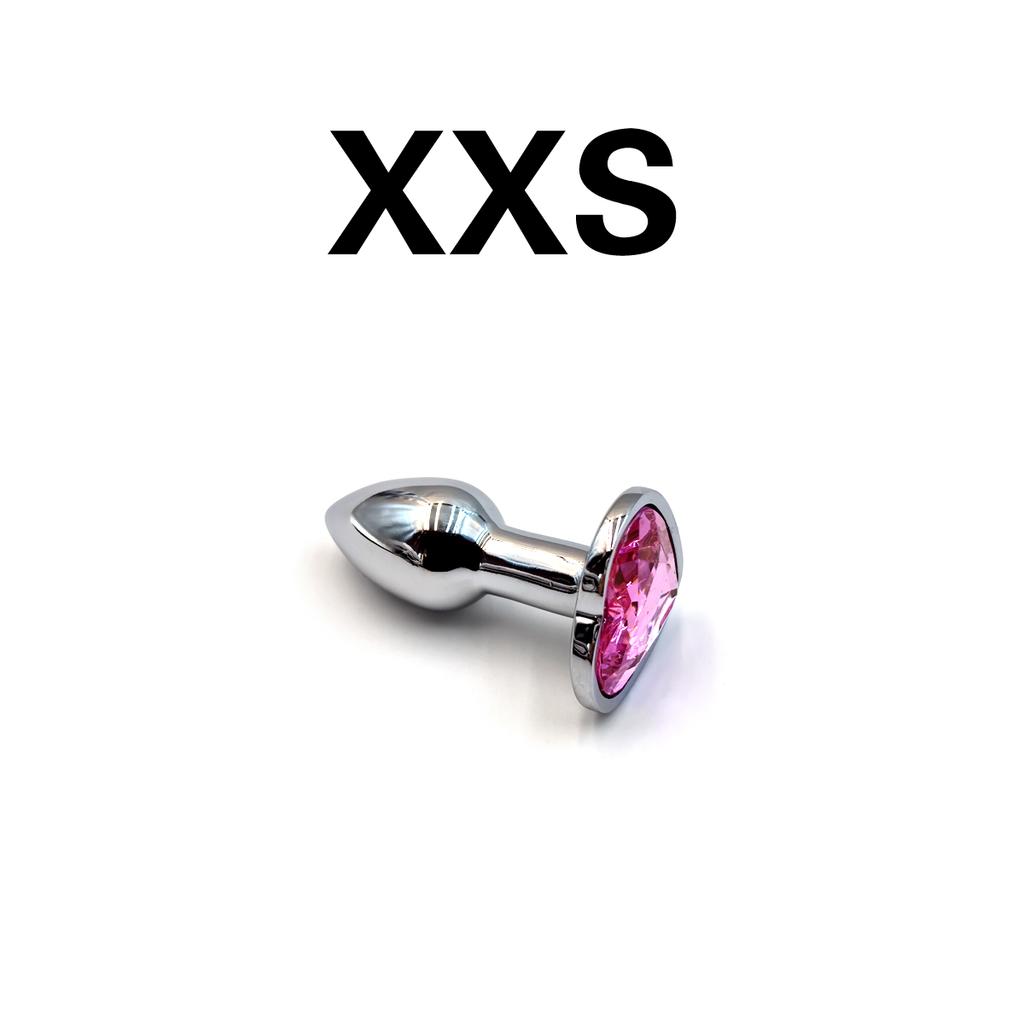 Heart Base Mini Smooth Metal Anal Plug Beginner Butt Plug Masturbation Stimulator Tool Sex Massager Adult Sex Toys For Man Women