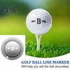 Precision Golf Ball Marker Golf Accessories DIY Golf Marker Golf Ball Liner Golf Alignment Tool Ball Identification Tool
