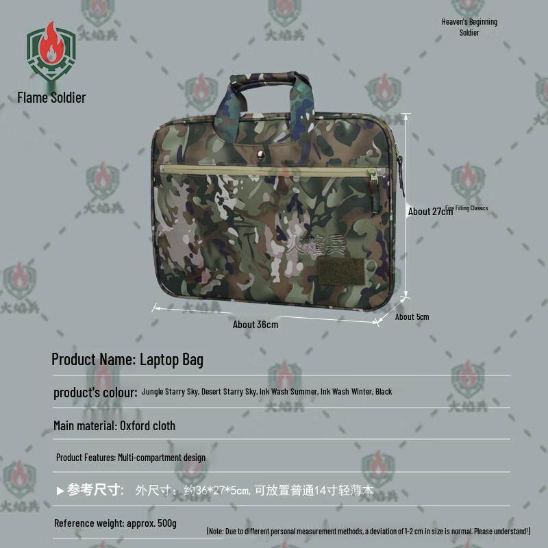 Military Style Laptop Briefcase & Shoulder Bag