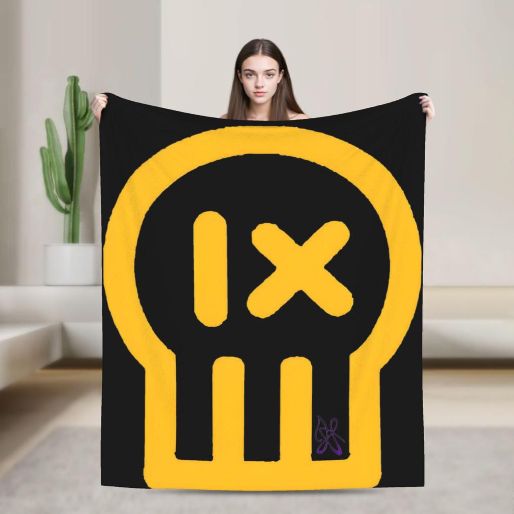 Murder Drones Blanket  Super Warm Aesthetic Plush Throw Blanket For Kids Adult Outdoor Flannel Bedspread Bed Cover