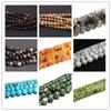 20PCS Natural Stone Beads Tiger Eye Agate Turquoise Rose Quartz Lapis Jade Opal Round Loose Beads for Jewelry Making DIY Bracelet 10MM