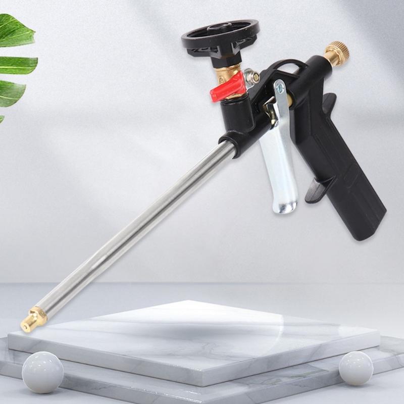 High Expansion Foam Guns for Insulating and Sealing Small Spaces Ergonomic Handle, Metal Body Foam Expanding Guns