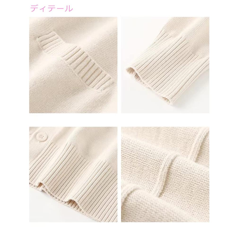 Школа Средняя школа Школа Трикотаж Зима [Wowcarbazole] Кардиган, Женская форма, Студент, Свитер, V-образный вырез, Студент, Кардиган, Простой, Свободный,