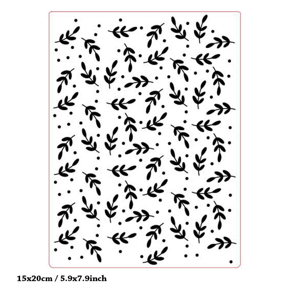 Сетка, сетка, пластиковые папки для тиснения, шаблоны, трафарет, пузыри, пятна, стена комнаты, лист папоротника, цветочная рамка