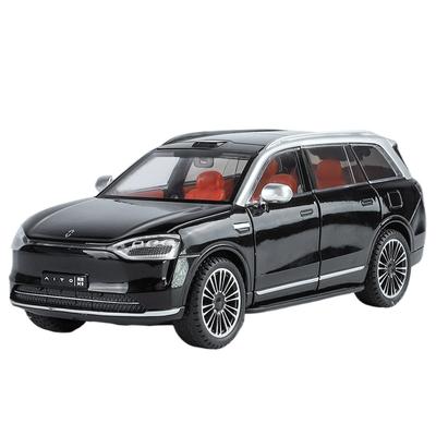 1/24 AITO Selis M9 SUV Новые энергетические транспортные средства Литая модель автомобиля Звуковая и световая игрушка Украшения для дома Украшения Игрушки для мальчиков