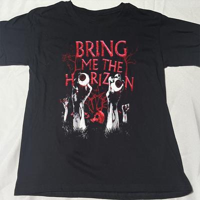 Новая футболка Bring Me The Horizon с графическим принтом Graveyard Eyes, унисекс S-5XL, AL159