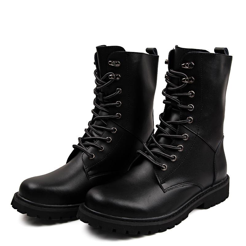 Ankle Boots Men Outdoor Leather Winter Fur Warm Man Boots Us Hunting Boots For Men Shoes Casual