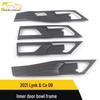 Fits 21 Lynk & Co 09 Models: Interior Door Bowl Decorative Frame & Anti-Scratch Cover Car Accessories