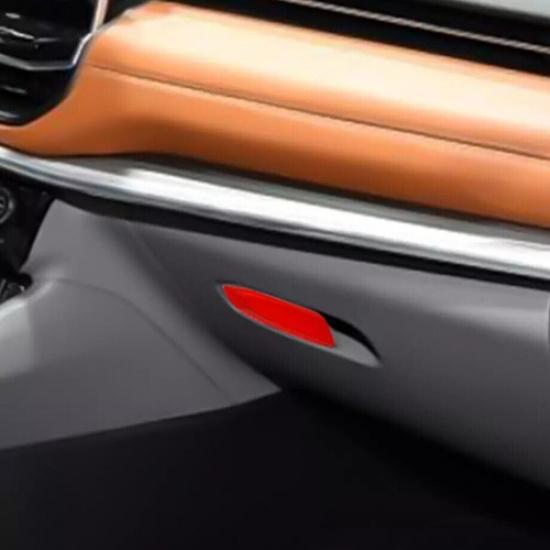 For - 2025 Jeep Compass Red Interior Co-pilot Storage Box Switch Cover Trim