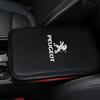 For Peugeot Car Armrest Mat Center Console Arm Rest Protection Cushion Auto Armrest Storage Box Cover Pads For Peugeot 208 3008
