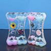 Handicraft Ornaments Liquid Hourglass Slide Oil Drip Oil Spill Toy Two-color Oil  Hourglass
