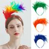 Festival Plumes Hairband For Dance Event Costume Hairband Stage Performances Hairhoop 1920S Theme Event Dressingup Props