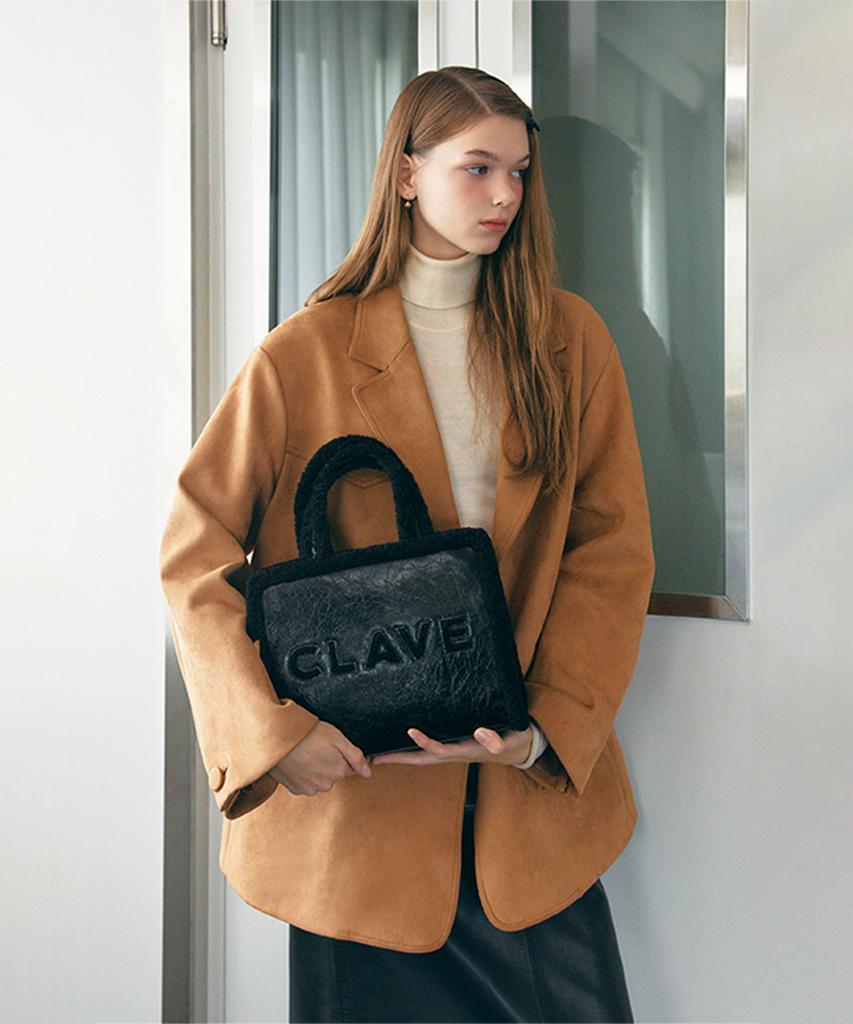 Clave Bonnie Small Black Tote Bag (Bonnie Black Tote Bag)