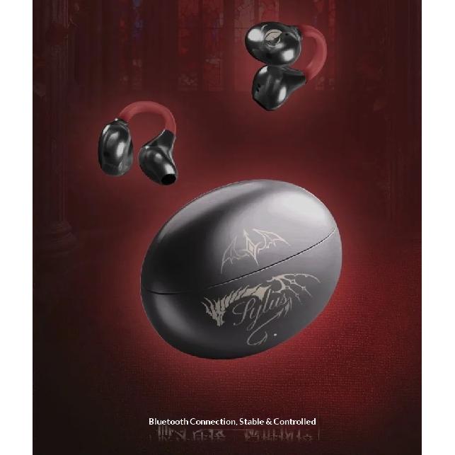 Love and Deepspace Sylus Otome Game Cosplay Bluetooth Headset Cartoon BlueTooths Earphone Ear Clip Headphones Bone Conduction