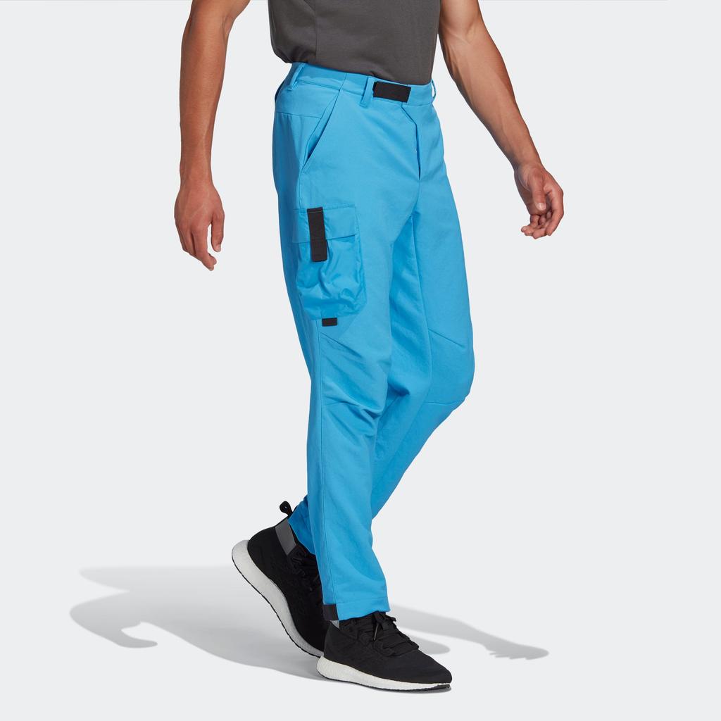 adidas Спортивные брюки прямого кроя Terrex Madetober мужские, синие HI3624