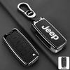 AIN4   Leather Car Key Case Cover For Jeep Renegade hard steel 2016 Flip Folding Remote 4 Buttons Keyless Protection Shell Accessories