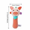 Squeaky Sound Soft Stuffed Animal Rattle Soft Plush Sensory Toys Baby Rattles  Newborn Development
