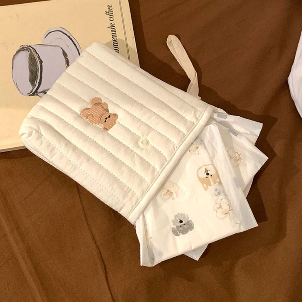 Сумка для хранения гигиенических прокладок «Мишка», кошелек для монет «Вишня и кролик», милая мини-косметичка, для студентов