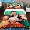 3PCS Golden laday Friendship 3pcs Bedding,Including 3PCS Duvet Cover And 2pcs Pillowcases Perfect for Christmas,Ideal for Bedroom, Dormitory