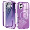 Чехол для iPhone 17, Совместимый с MagSafe, Встроенная сенсорная защитная пленка для экрана от царапин для iPhone17