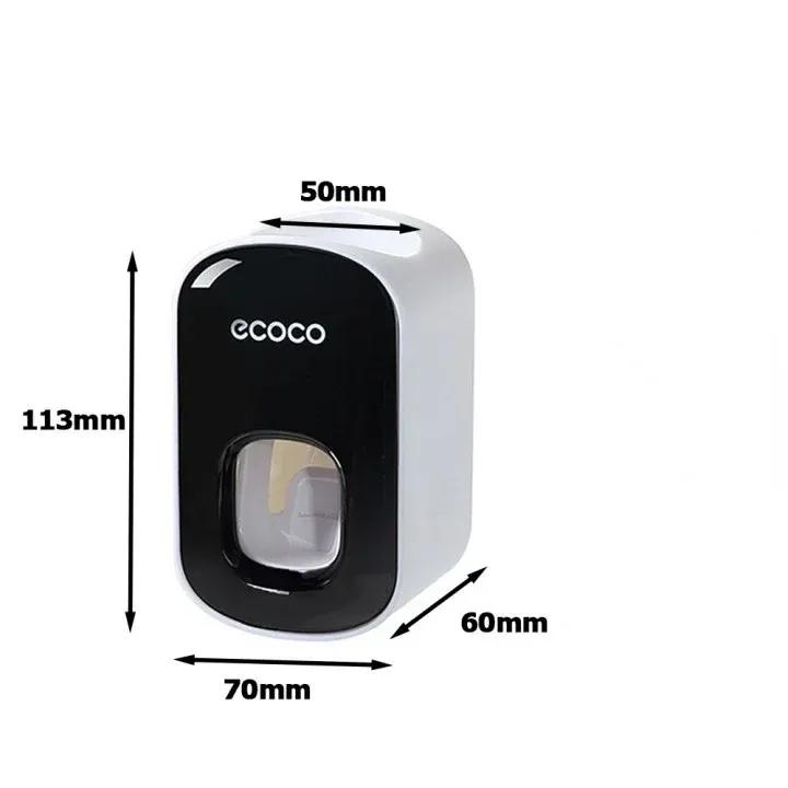 Automatic Toothpaste Dispenser Squeezers Toothpaste Tooth Dust-proof Toothbrush Holder Wall Mount Stand Bathroom Accessories Set