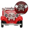 Vintage Child Kid High Simulation Sound Light Pull Back Car Toy Alloy Vehicle (Red)