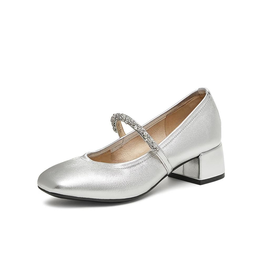TATA/He She 2026 Spring Female Fashion Style Mary Jane Shoes