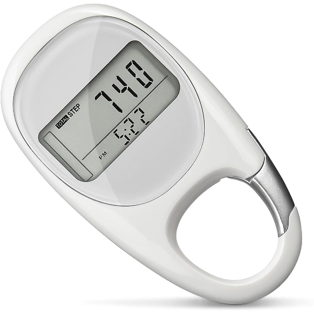 3D Pedometer with Clip, Pedometer for Walking, Large Screen Pedometer, Accurate Pedometer, Calorie Consumption, for Walking, Running, Sports