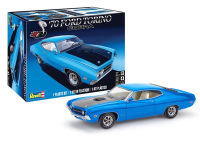 Америка Revell 1/25 70 Ford Torino Cobra Пластиковая модель 14534