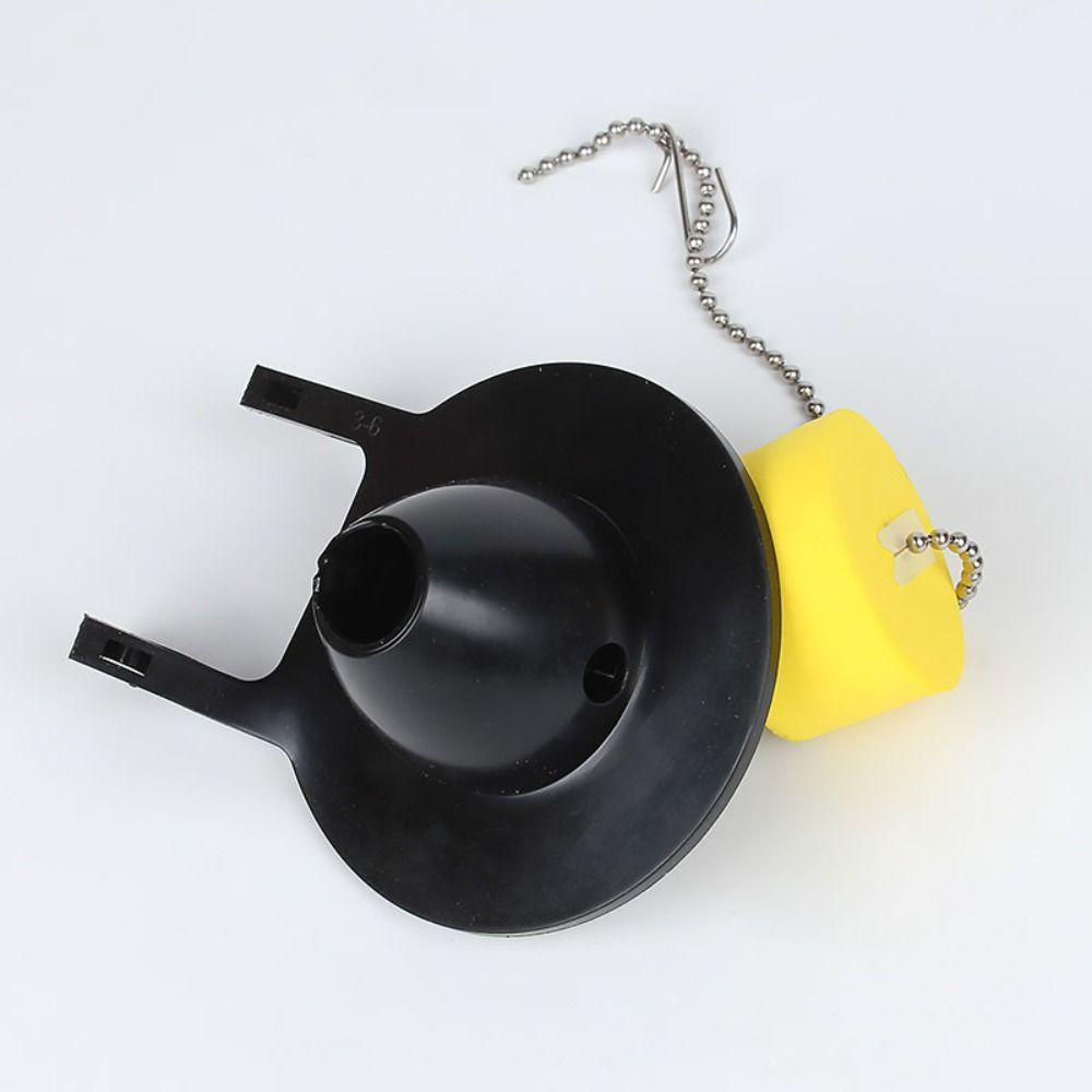 Black Toilet Flapper Replacement Kit US Standard Float Racket Cover Vintage Toilet