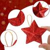 Christmas Decorations Pendant Three Dimensional New Star Pendant Christmas Tree Decoration Pentagram Pendant