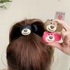 Новые матовые мультяшные заколки-крабы для волос с мишкой для женщин, артефакт для фиксации высокого хвоста, милая мини-заколка-крабик, аксессуары для волос для девочек