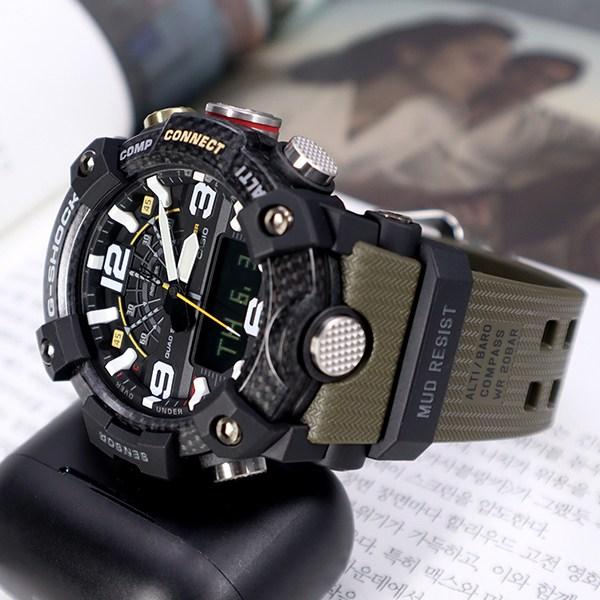 G-SHOCK Mudmaster солдат военные уличные часы цвета хаки высота давление температура водонепроницаемость 200 м