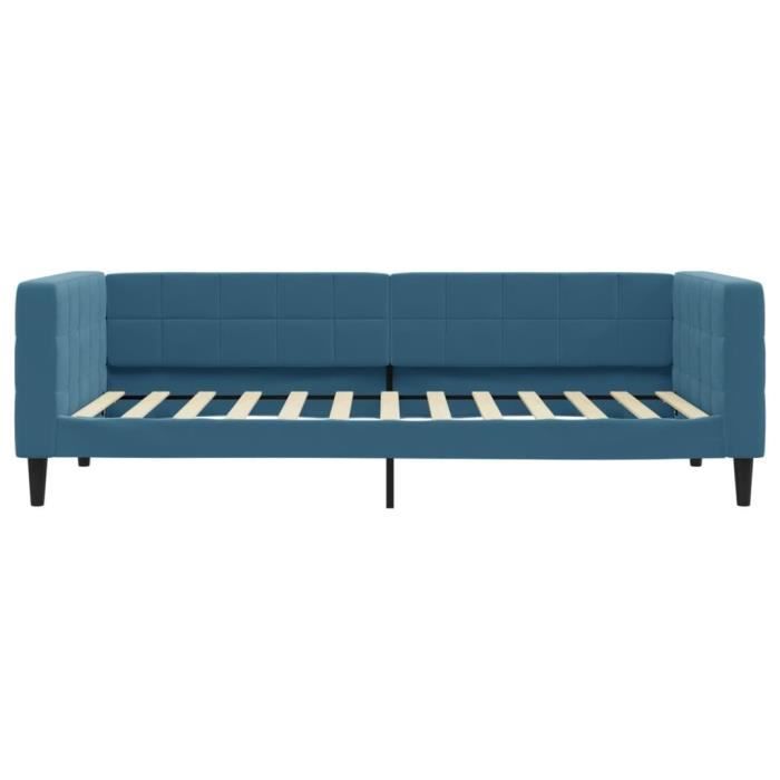 VidaXL Daybed Blue 100x200 Cm Velvet 354014