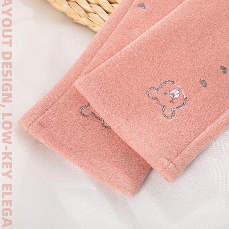 Hengyuanxiang Теплые перчатки для девочек с маленьким мишкой