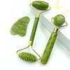 Natural Jade Massage Roller Guasha Board SPA Scraper Stone Facial Anti-wrinkle Treatment Body Facial