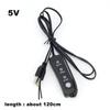 5 В 12 В USB 2.0 DC Mirco Male Female Cable Switch Регулируемый блок питания зарядный разъем ремонтный шнур для DC USB Вентилятор охлаждения