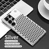 Luxury Metal Cooling Aluminum Phone Case For Samsung Galaxy S23ultra S22ultra/iphone 15 14 13 12 Pro Max Aroma Diffuser Heat Dissipation Cover