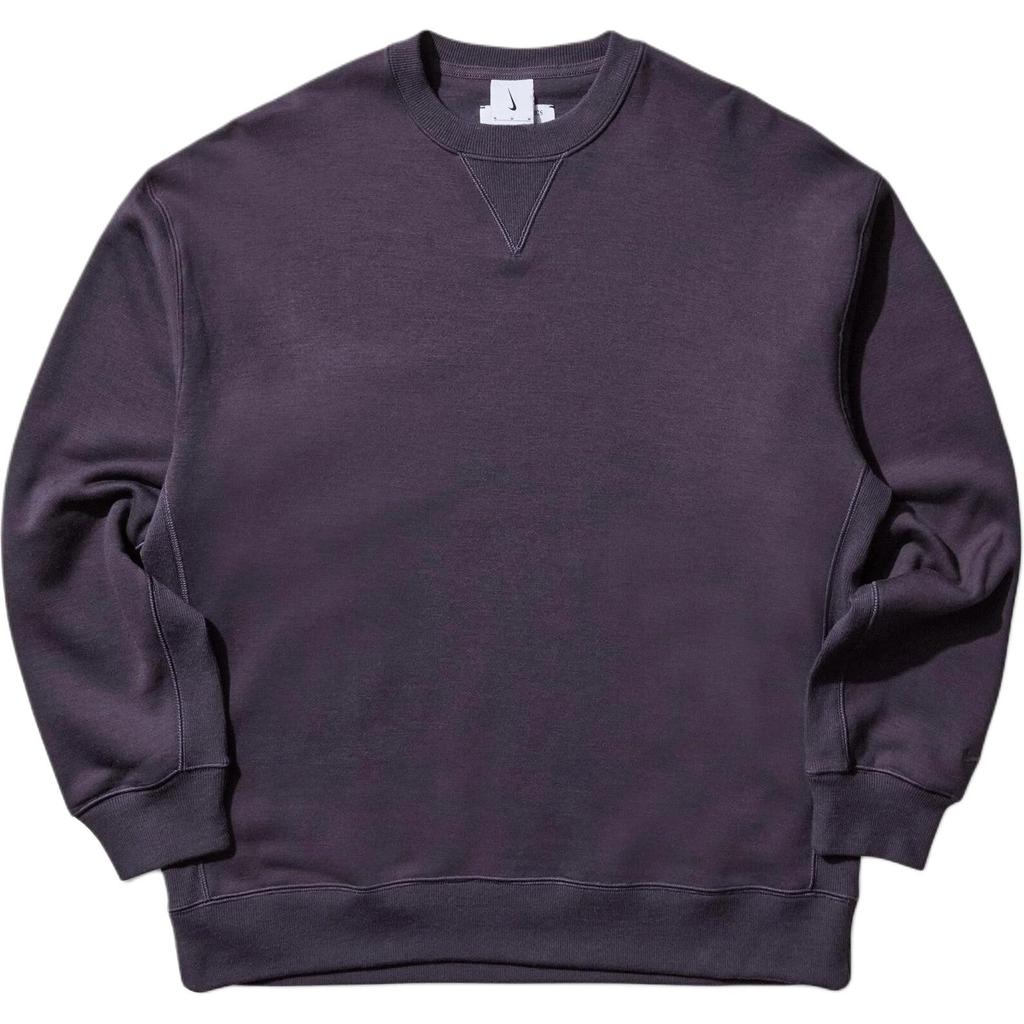 Nike Loose Fit Crew Neck Long Sleeve Sweatshirt Men tops Deep-Purple FV4883-540