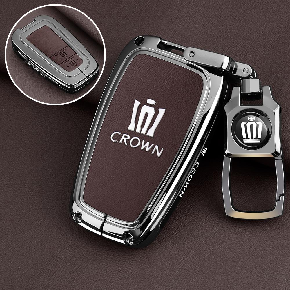 For Toyota Crown Land Release Keycase 2024 13th and 14th Generation Crown Car Special Shell Leather Full Buckle