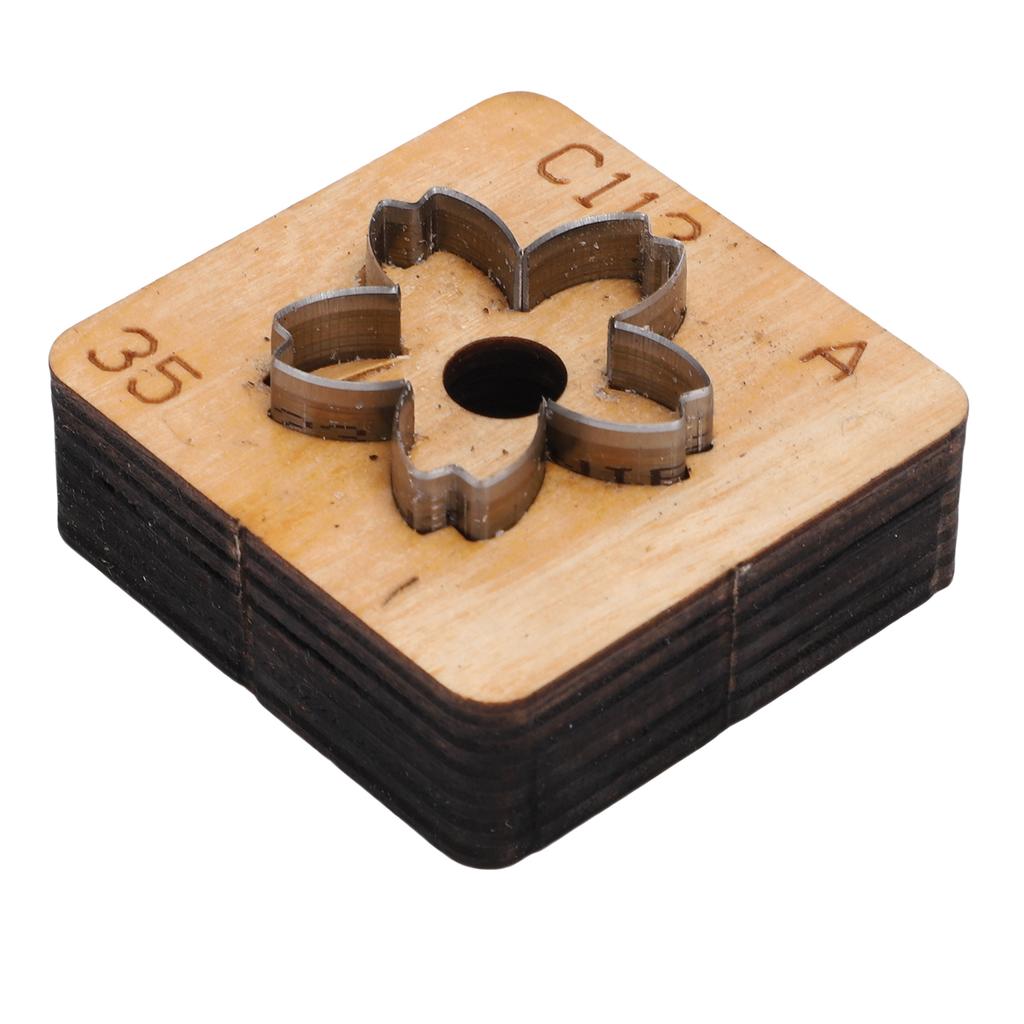 Flower Leather Cutting Die   Wood Carbon Steel Flower Shape Leather Cut Mold for Craft